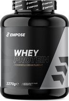 Empose Nutrition Whey Protein - Proteine Poeder - Eiwitpoeder - Eiwitshakes - Cookies & Cream - 2270 gram - 76 doseringen