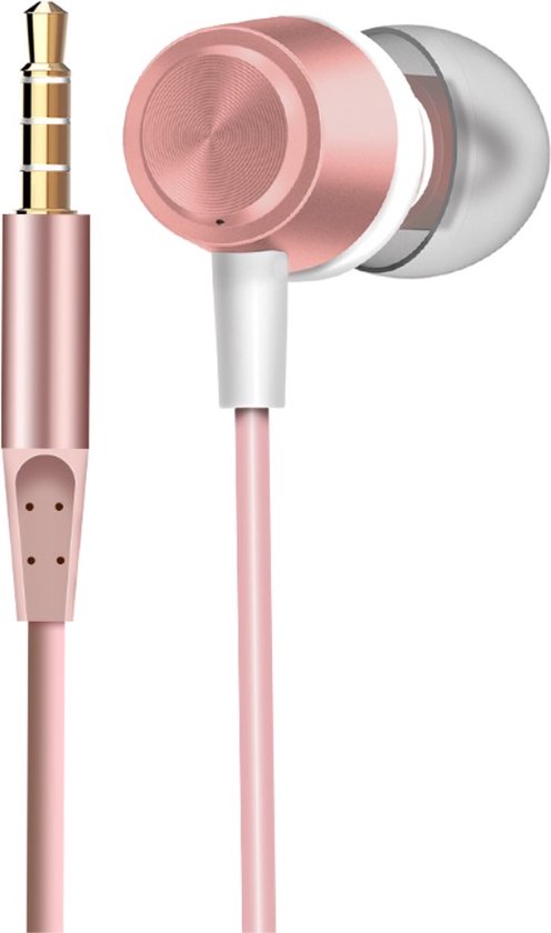 Joyroom Rose in-ear comfortabel headphones geluidsreducering Joyroom - Roze