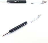 Stylo Avec Diamants Et Gravure De Nom - Melle