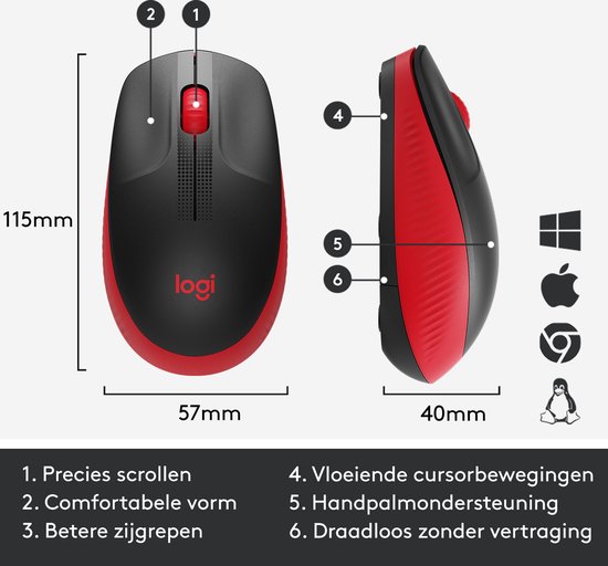 Logitech M190 (Red) (6/8)