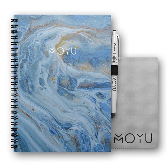 MOYU Ringband A5 (2.0) | Beyond Blue | Uitwisbaar & Herschrijfbaar Notitieboek
