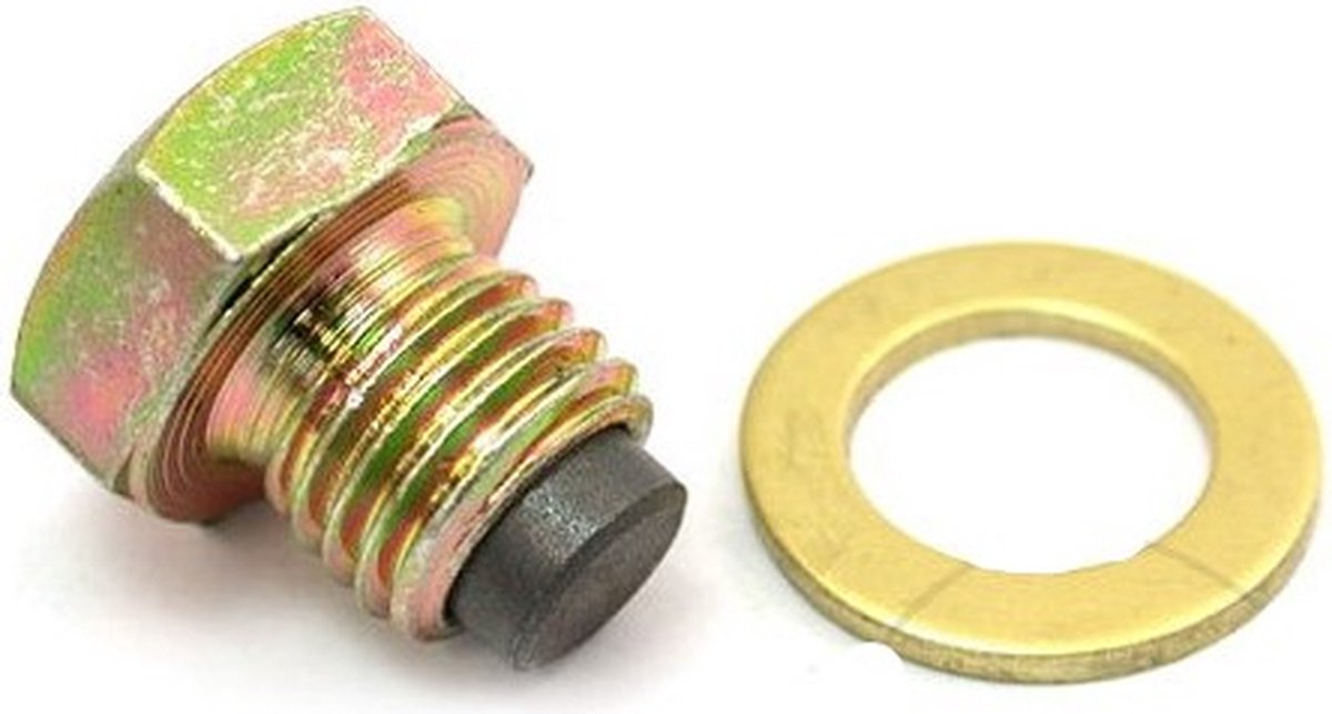 Olie aftapplug magnetisch - Aftapplug motor - Olie aftapplug - Aftapplug M12 - Aftapplug met afdichtring