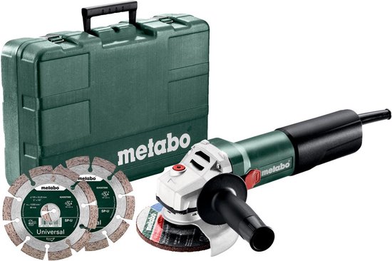 Metabo WQ 1100-125 Set - Haakse slijper