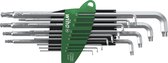Wiha Stiftsleutelset in ProStar houder Stubby TORX® kogelkop titaanzilver 13-delig (40979)