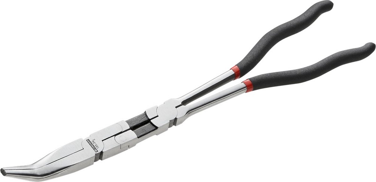 Facom 195.34L Platte tang Werkplaats 45° gebogen 340 mm