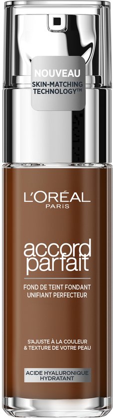 L’Oréal Paris - Accord Parfait Foundation - 10D/W  - Natuurlijk Dekkende Foundation met Hyaluronzuur en SPF 16 - 30 ml