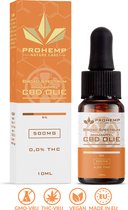 Prohemp Orange CBD olie 5% - Broad Spectrum (THC-Vrij) - 10ml - 500 mg Premium CBD