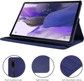 Arara Draaibare Hoes Geschikt voor Samsung Galaxy Tab S8 Plus 12,4 inch (2022) Bookcase - Donkerblauw