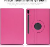 Arara Draaibare Hoes Geschikt voor Samsung Galaxy Tab S8 Plus 12,4 inch (2022) Bookcase - Pink