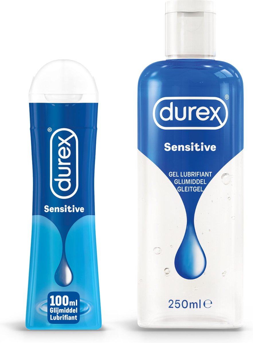 Goedkoopste Durex - 300ml Glijmiddel - Play Sensitive 1x100ml - Play Massage 2/1 Sensitive 1x200ml - Voordeelverpakking