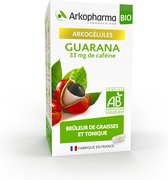 Arkopharma – Guarana Bio om de Vetverbranding te Bevorderen en de Afslankingsdoelstelling te Helpen Bereiken - 130 Capsules 65 Dagen