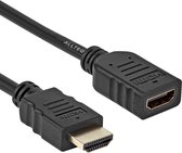 HDMI verlengkabel - 4K Ultra HD - 1.5 meter - Zwart - Allteq