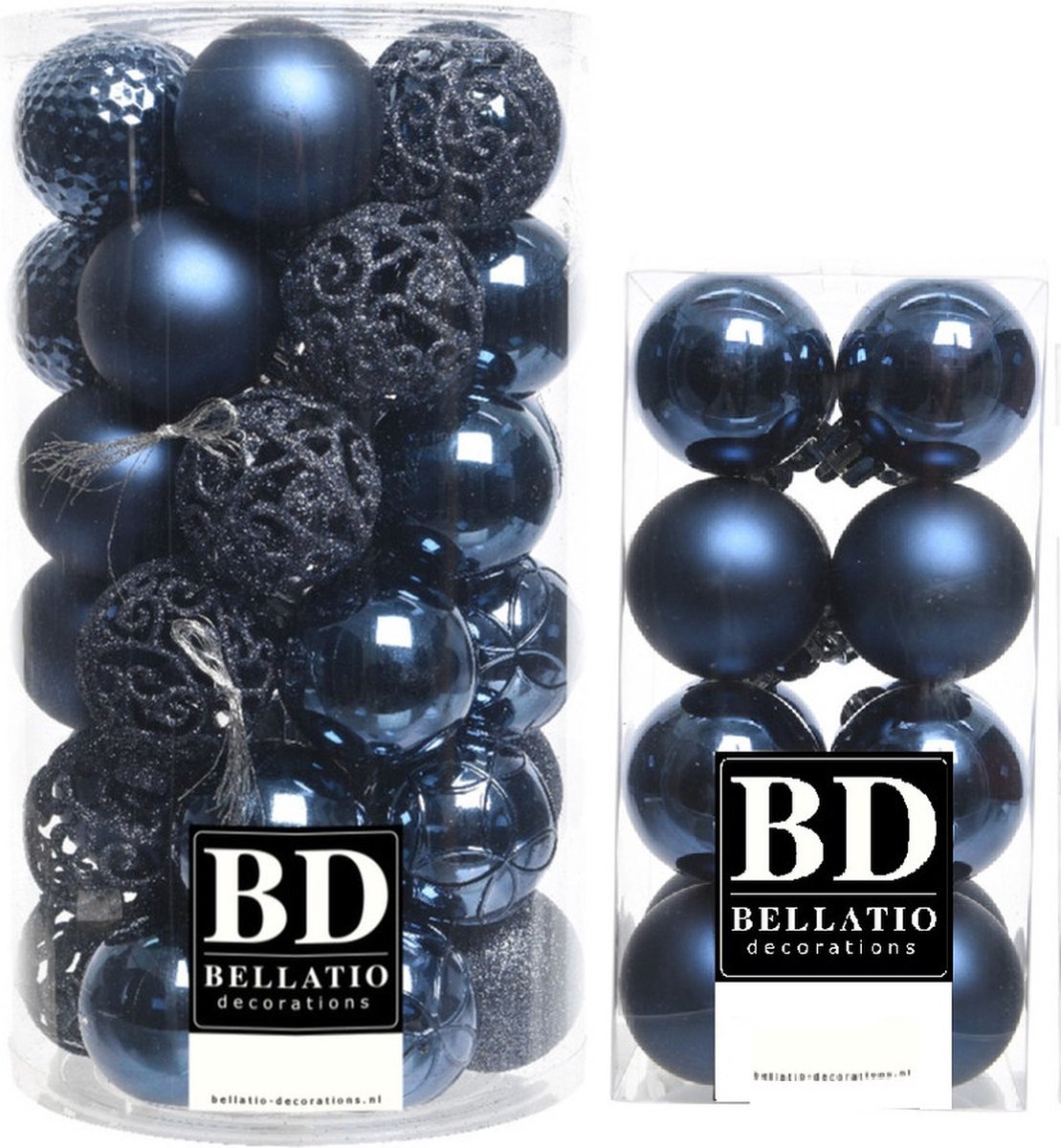 Christmas Decoration Kerstballen - 12x - roze - 6 cm - kunststof | Leen