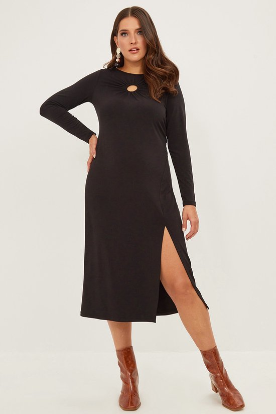 Jurk met ronde hals | Gerry Weber