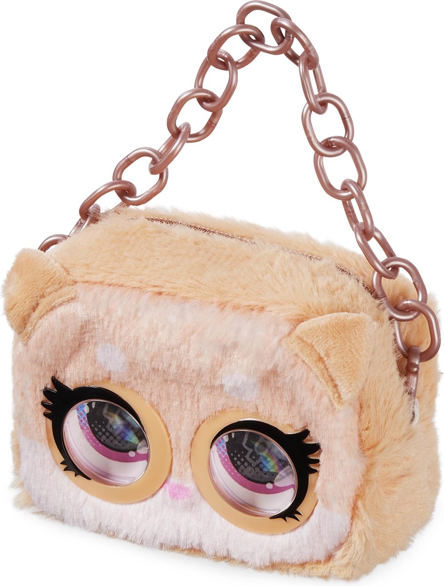 Purse Pets Micros Stijlvolle kleine handtas Shiba Inu met rollende