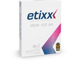 Etixx Iron 125 AA - Sports Nutrition - Supplementen - 30 tabletten - Ijzerpreparaat (30MG) - Bevaten vitaminen en mineralen - Aminozuurchelaatvorm - Goede absorptie