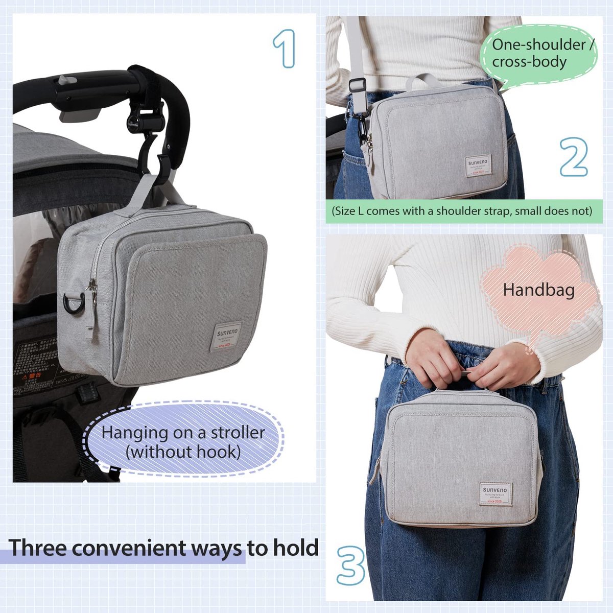 Luxe luiertas - baby tas - luier rugzak - premium kwaliteit - pasgeboren baby – foto 6