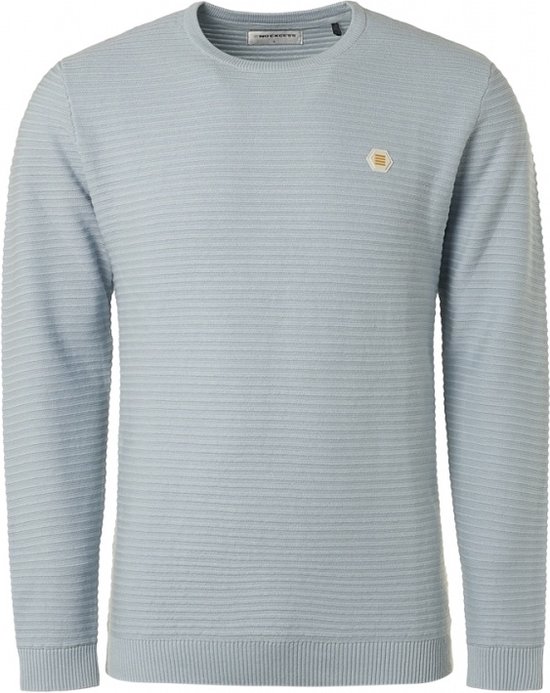 No-Excess - Blauw Pullover - Modern-fit