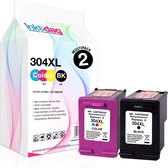 304 XL inktcartridges vervanging voor HP 304XL inktpatronen, zwart en kleur, compatibel met HP Envy 5030 5032 5020 5010 Deskjet 3762 2620 2622 2632 3720 3730 3733 3735 3750