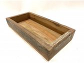 Tray old wood S 36x18H6cm