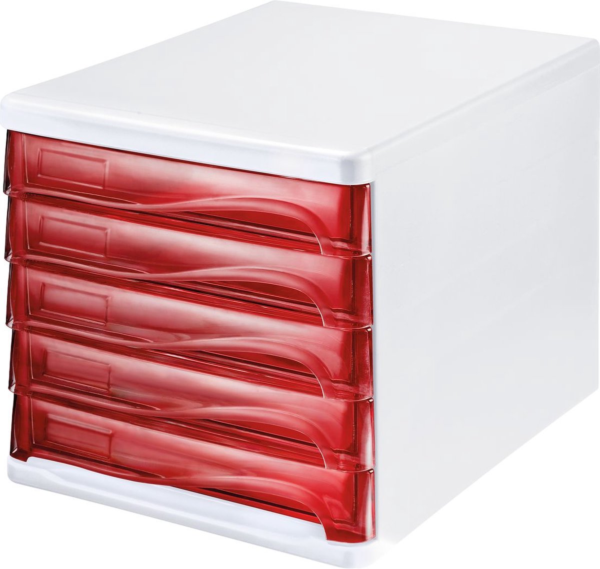 helit ladebox, 5 schuifladen, A4, polypropeen