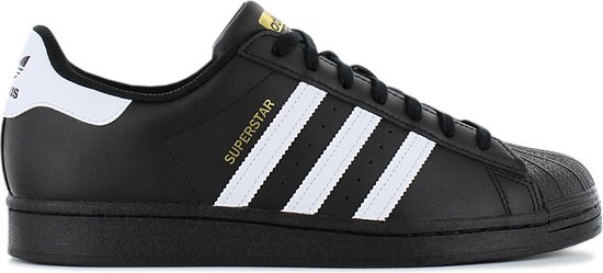 Robijn kop bijzonder adidas Superstar Heren Sneakers - Core Black/Ftwr White/Core Black - Maat  46 2/3 | bol.com