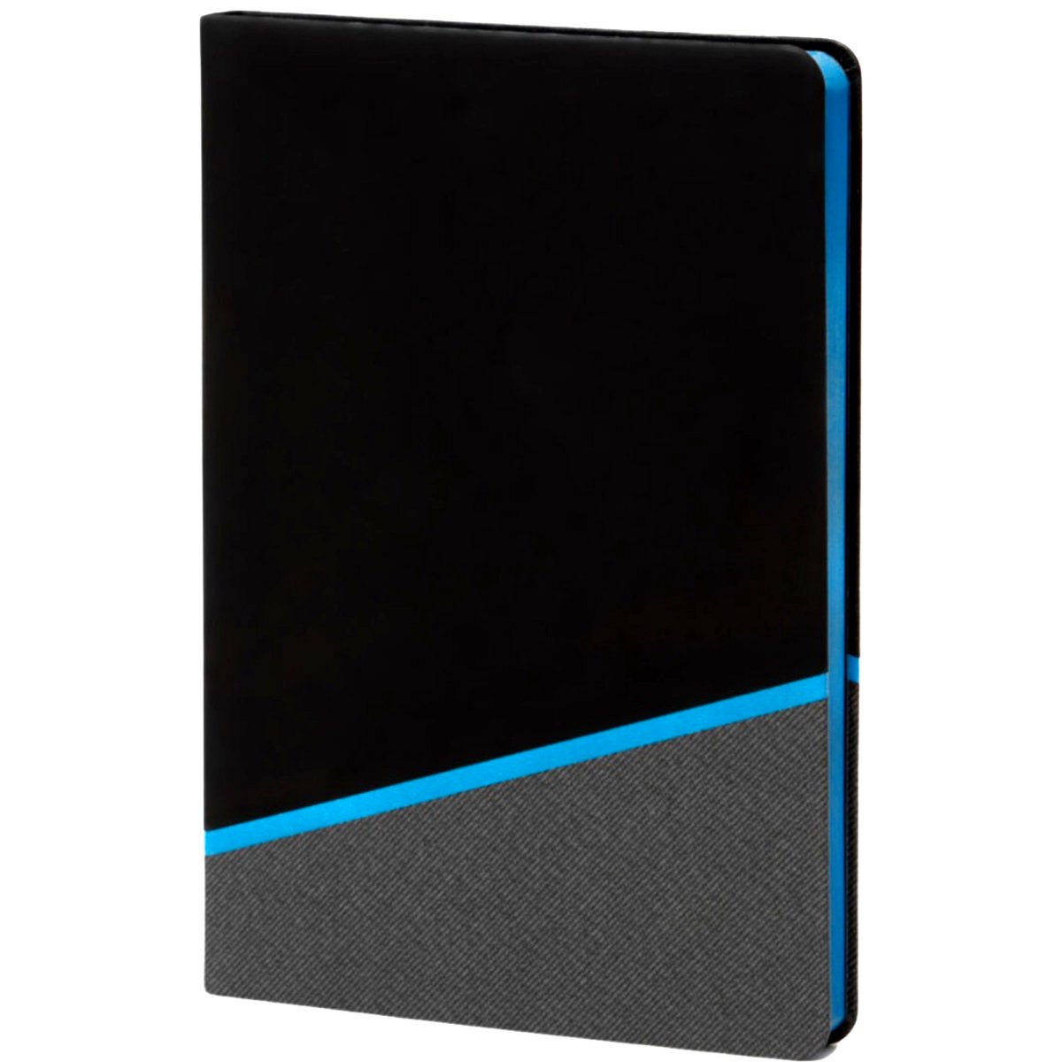 Papacasso Schetsboek A5 - Luxe Notebook - Schrijfblok - Notitieblok - Hardcover Handgemaakt van Leer - Premium Zuurvrij Papier - Opbergvak - 256 Blanco Pagina's - Perfect Cadeau - Blauw