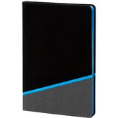 Papacasso Schetsboek A5 - Luxe Notebook - Schrijfblok - Notitieblok - Hardcover Handgemaakt van Leer - Premium Zuurvrij Papier - Opbergvak - 256 Blanco Pagina's - Perfect Cadeau - Blauw