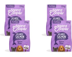 Edgard & Cooper Puppy Graanvrij Zalm&Kalkoen - Hondenvoer - 4 x 2.5 kg