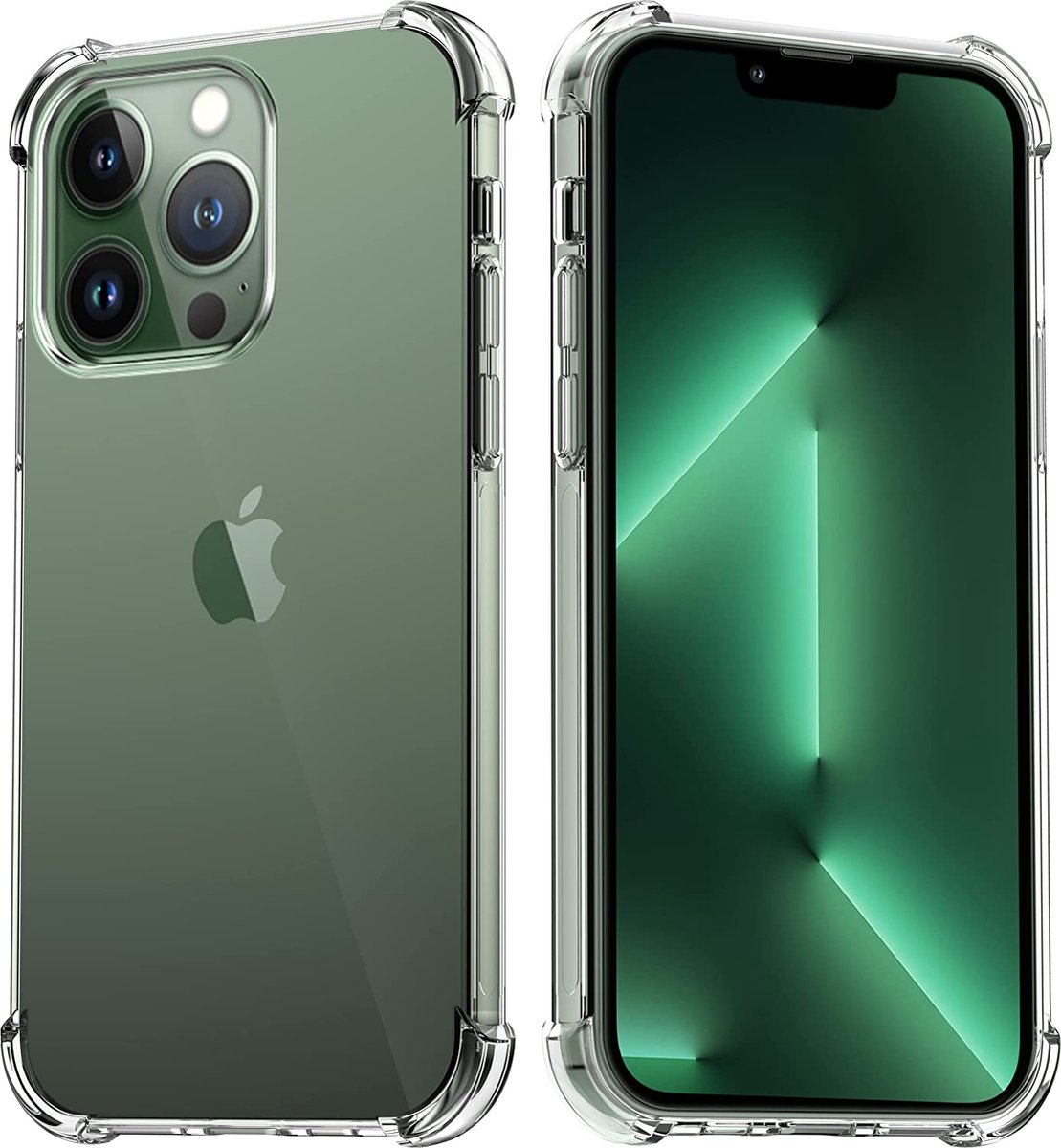 Shockproof Soft TPU hoesje Silicone Case Geschikt voor: iPhone 13 Pro