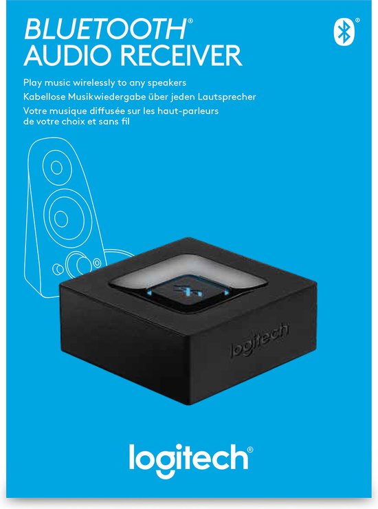 Logitech Récepteur audio Bluetooth Diffusion sans fil RCA, 3,5mm, Bluetooth  3.0, A2DP, 15m (980-000912) prix Maroc