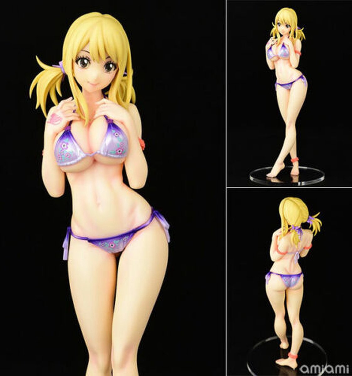 Fairy Tail PVC Statue 1/6 Lucy Heartfilia Swimsuit Pure in Heart Twin Tail Ver. 27 cm