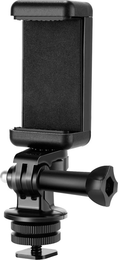 Neewer® - 3-in-1 Flash Shoe Mount Adapter Kit - Blitzshoe Mount GoPro Adapter en Universele Mobiele Telefoon Houder voor Montage Cell - Phone of GoPro Hero 9 8 7 6 5 op DSLR DJI OSMO Action - Neewer