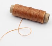 45 mètres de FIL Ciré pour CUIR, Couleur ROUILLE