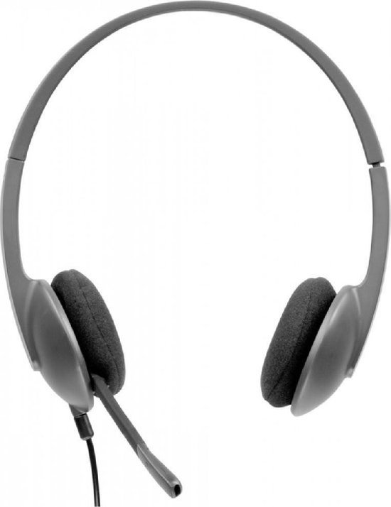 Logitech Cuffie USB H340 Stereo – Auricolari Con Microfono Per Chiamate E Musica (Refurbished)