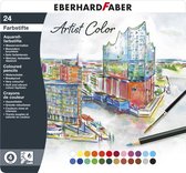 Eberhard Faber aquarelpotlood - Artist Color - metaaletui 24 stuks - FC-516025