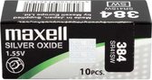 MAXELL - 384 / SR1130W - Zilveroxide Knoopcel - horlogebatterij - 10 (tien) stuks