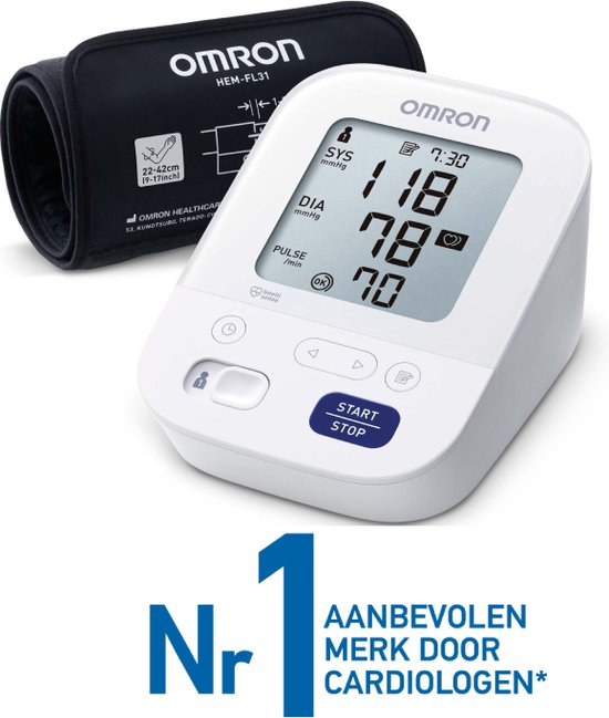 OMRON X3 Comfort - Bovenarm Bloeddrukmeter