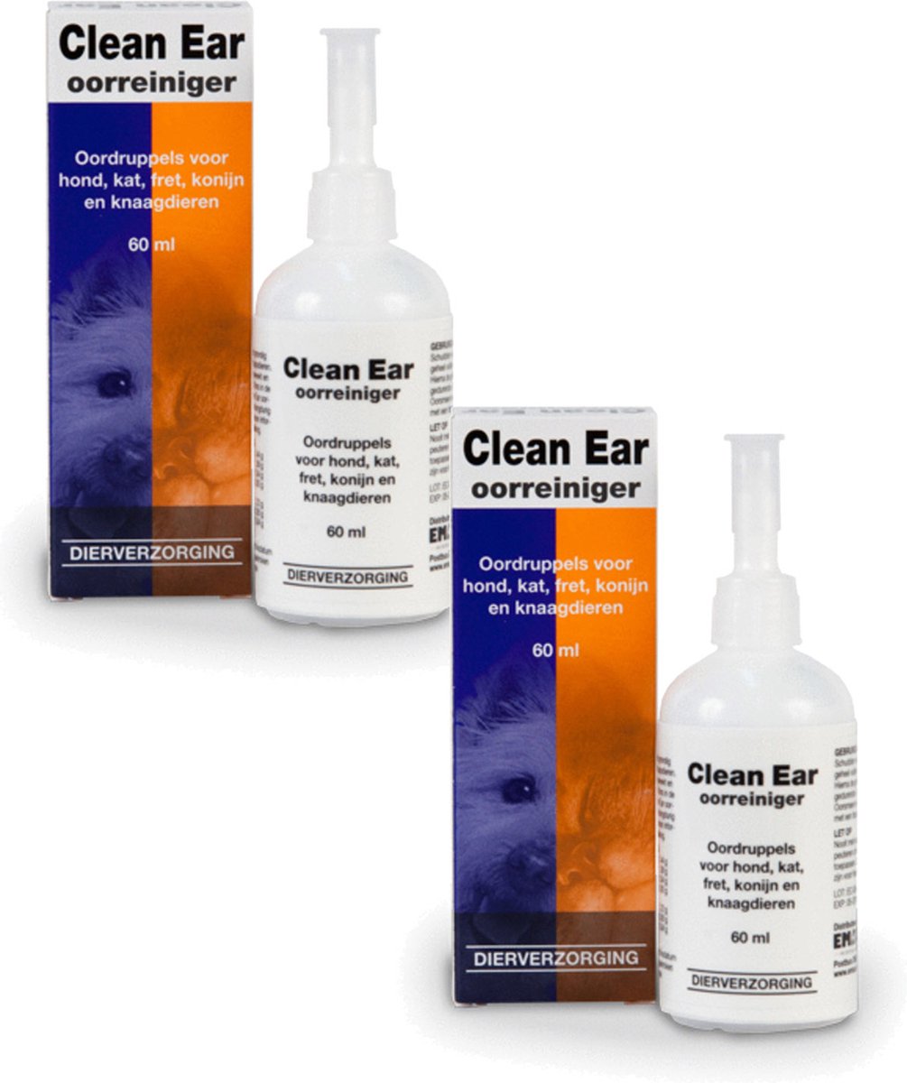 Emax Clean Ear - Oorverzorgingmiddel - 2 x 60 ml
