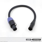 XLR naar speaker kabel, 0.3m m/f | Signaalkabel | sam connect kabel