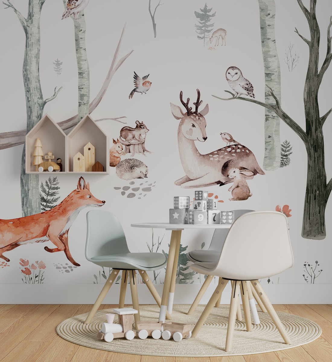 Walloha Behang Kinderkamer Dieren In Het Bos 194 8 X 280 Cm Bol walloha-behang-kinderkamer-dieren-in-het-bos-194-8-x-280-cm-bol