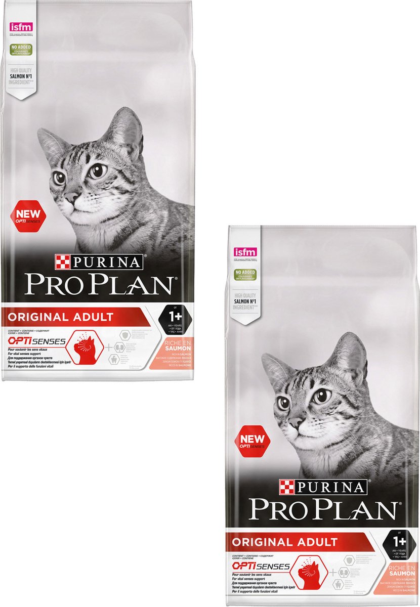Pro Plan Cat Original Adult Zalm - Kattenvoer - 2 x 10 kg