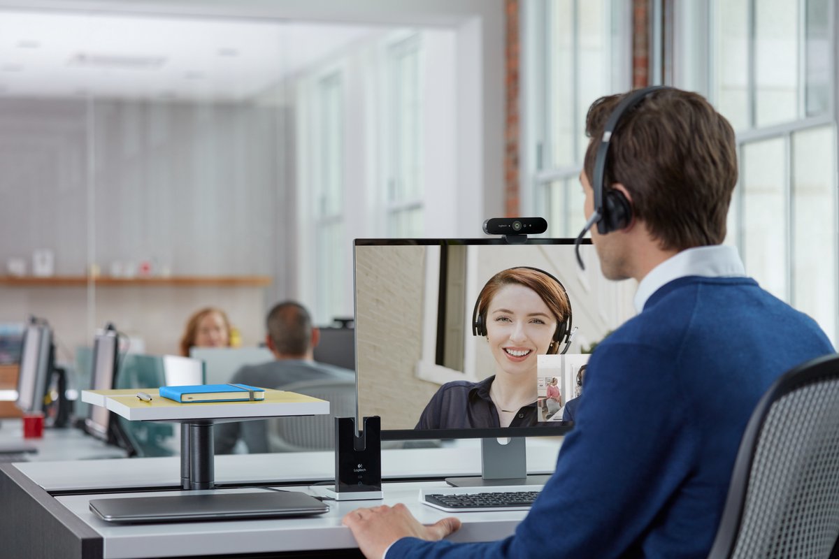 Logitech BRIO - Webcam - 4K Business Edition - HDR - 60 FPS - Windows & Mac - Zwart