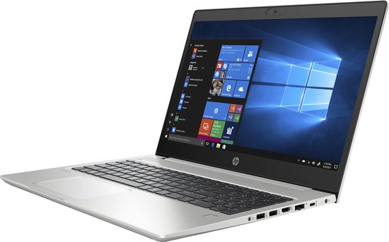 HP ProBook 450 G7 Intel® Core™ i3 i3-10110U Laptop 39,6 cm (15.6") Full HD 8 GB DDR4-SDRAM 256 GB SSD Wi-Fi 6 (802.11ax) Windows 10 Pro Zilver - HP - Hoofdafbeelding