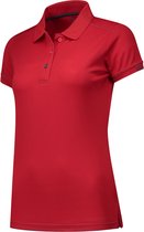 Macseis Polo Signature Powerdry dames rood/grijs maat  S