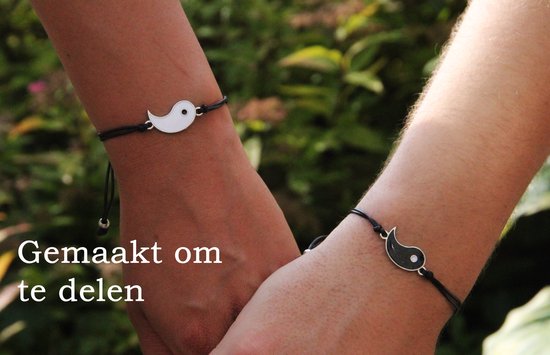 Bixorp Friends - Joli bracelet d'amitié avec symboles Yin Yang - Joli bracelets d'amitié pour deux BFF