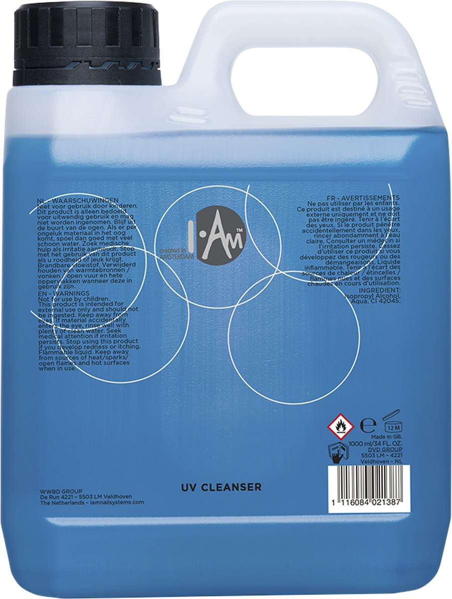 I.Am Nail Systems I.Am UV Cleanser (1000ml)