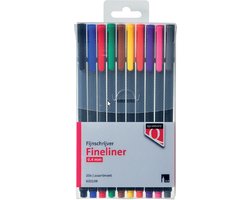 Fineliner Quantore assorti blister à 10 stuks