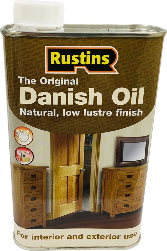 Rustins Danish Oil Deense Olie 500 ml bol