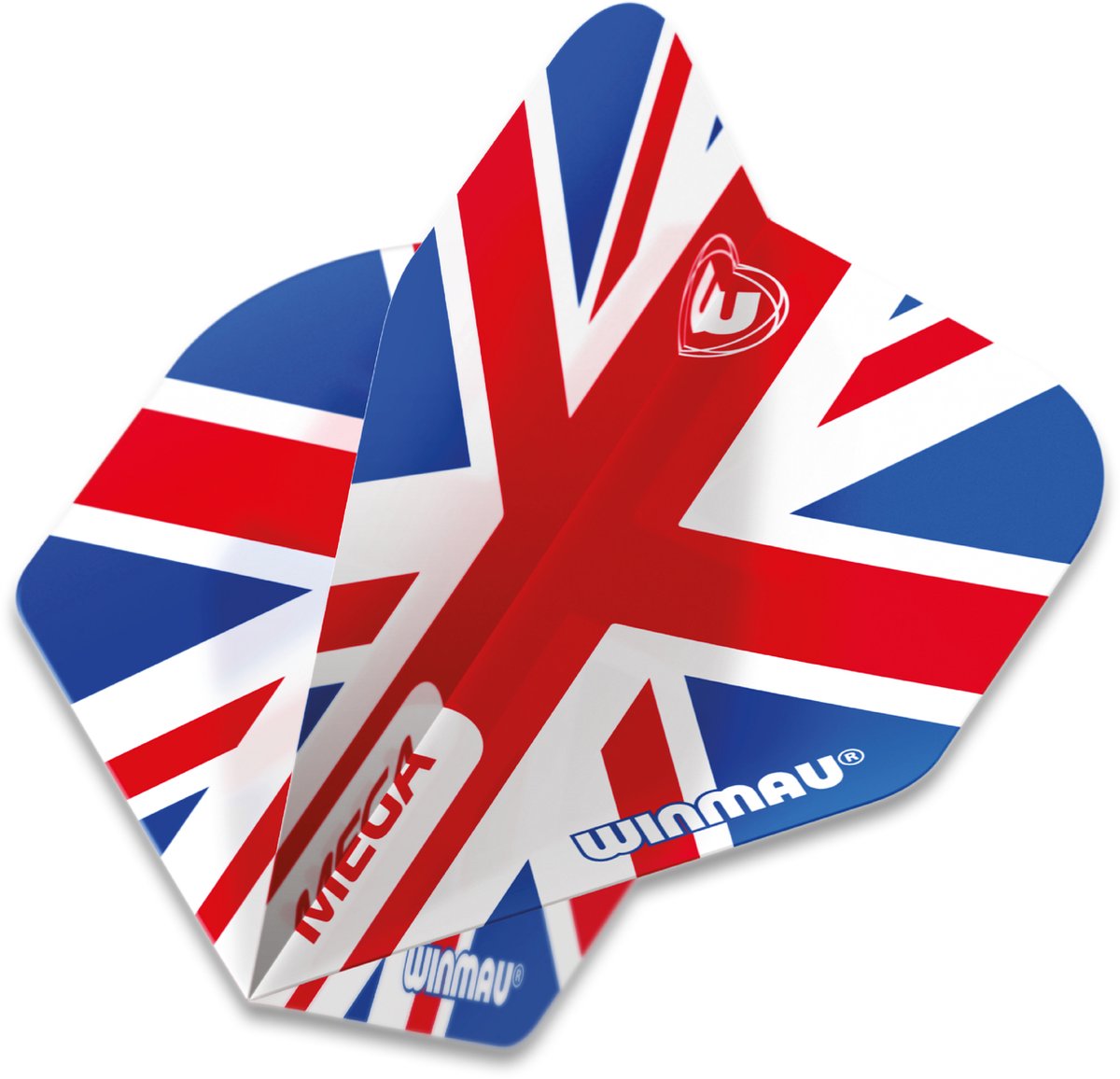 WINMAU - Mega Standard Union Jack Dartvluchten - 1 set per pakket van elke flight (3 Dartvluchten in totaal) — cadeau in Hobby - foto 2